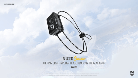 Nitecore | NU20 Classic | Ultralight Hoofdlamp Oplaadbaar | 360 Lumen | Trail.nl