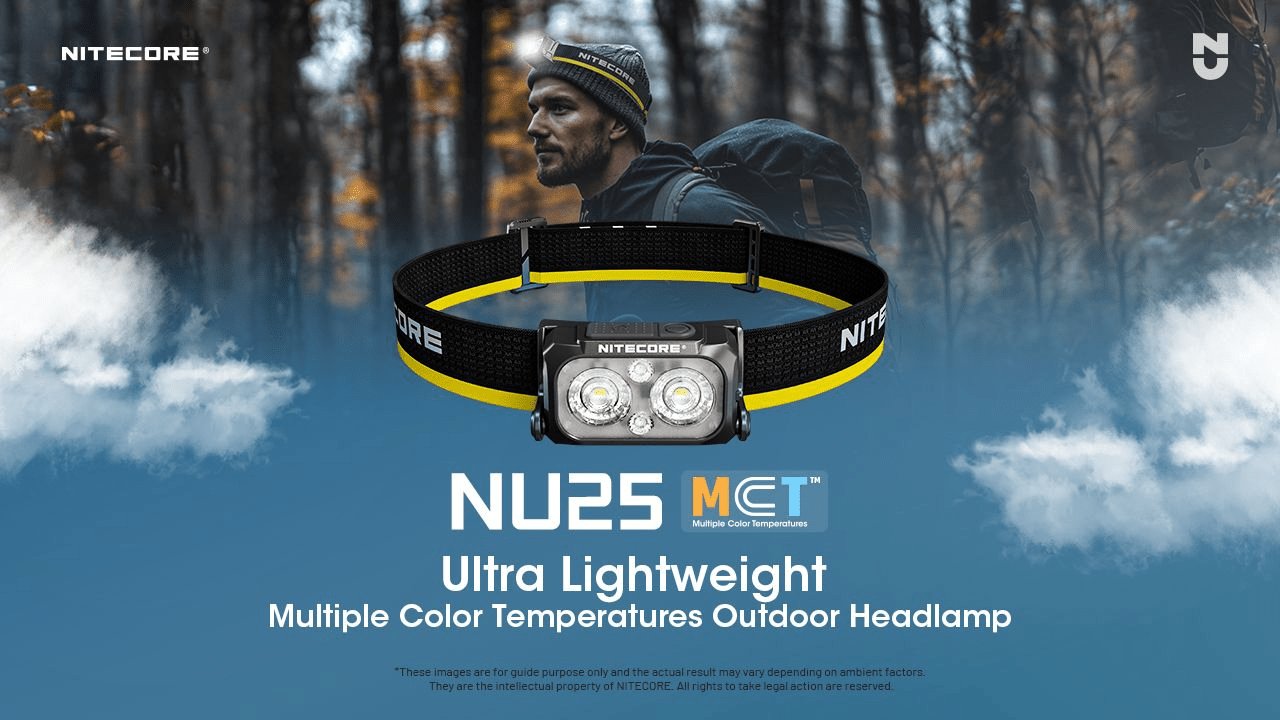 Nitecore | NU25 MCT | Hoofdlamp Oplaadbaar | 400 Lumen | Trail.nl
