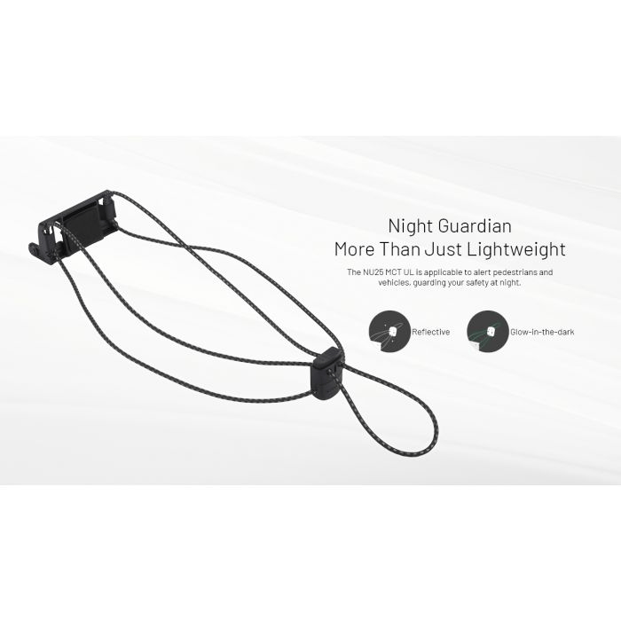 Nitecore | NU25 MCT UL | Ultralight Hoofdlamp Oplaadbaar | 400 Lumen | Trail.nl