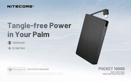 Nitecore | Pocket 10000| Powerbank | 10.000 | Trail.nl