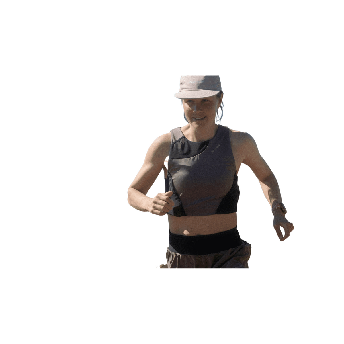 NNormal | Trail Cropped Top | Running Shirt met Pockets | Dames | Trail.nl