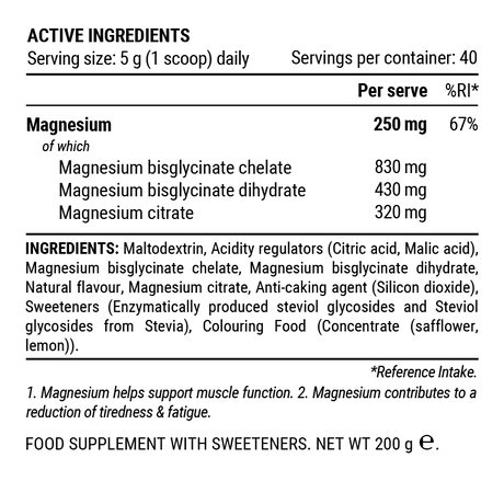 Pillar | Triple Magnesium Powder | Professional Recovery | Trail.nl