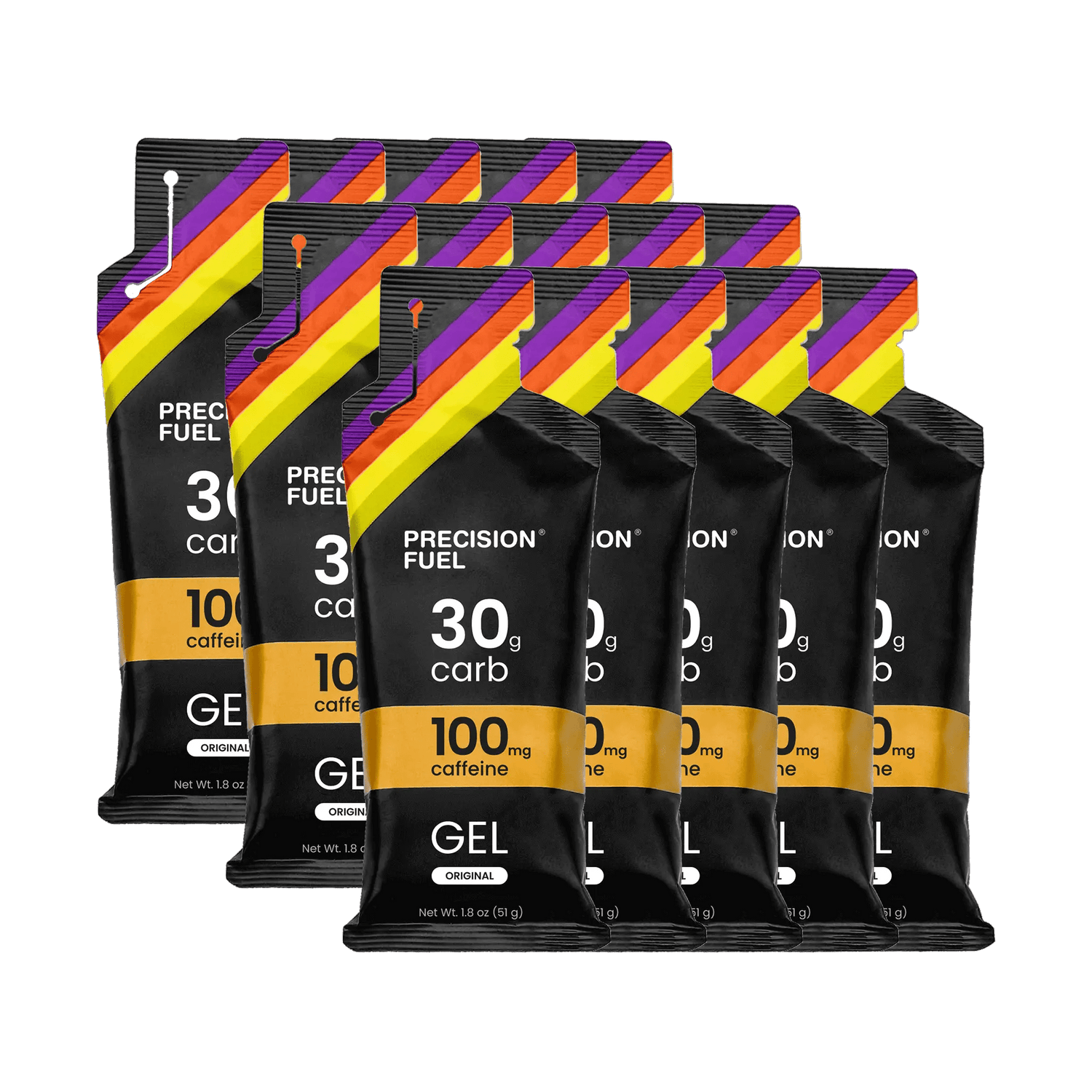 Precision Hydration | PF 30 Caffeine Gel | Energie Gel | 30g Koolhydraten | Trail.nl