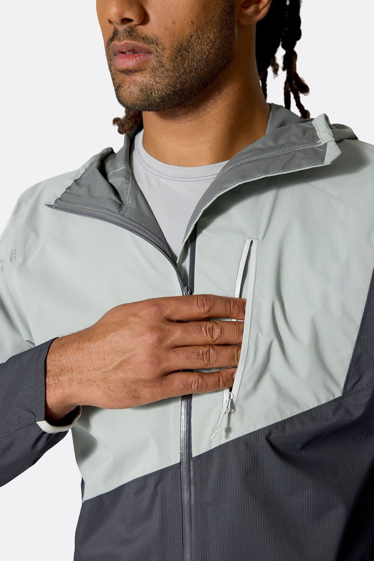 Rab Downpour Trail Light Waterproof Jacket Heren - Trail.nl