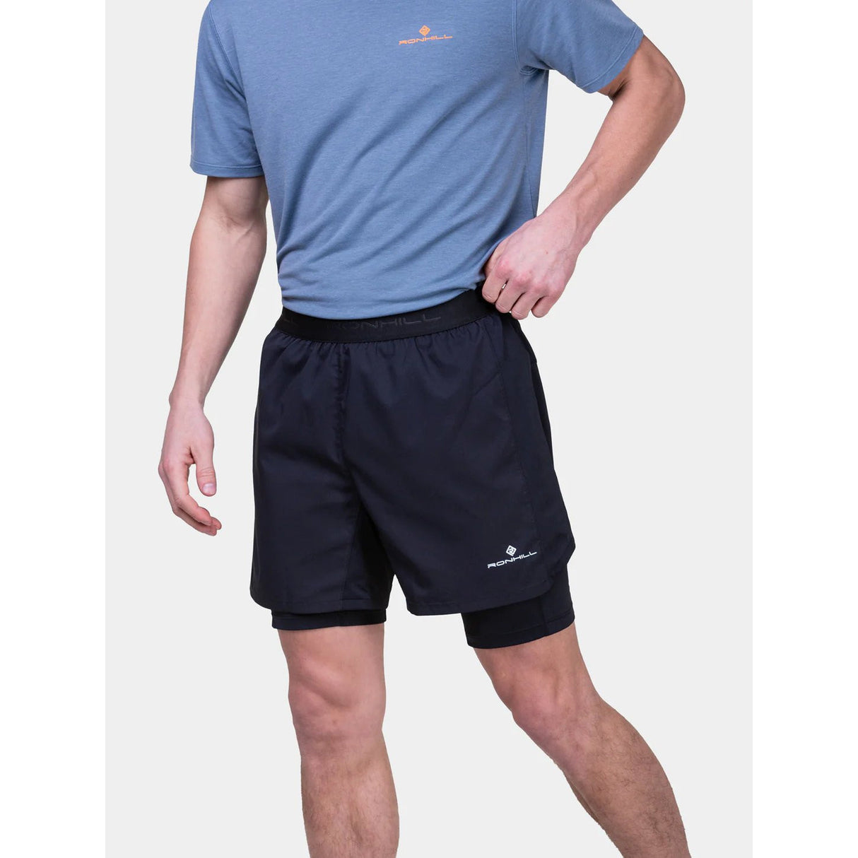 Ronhill Tech 5" Twin Short Heren | Trail.nl