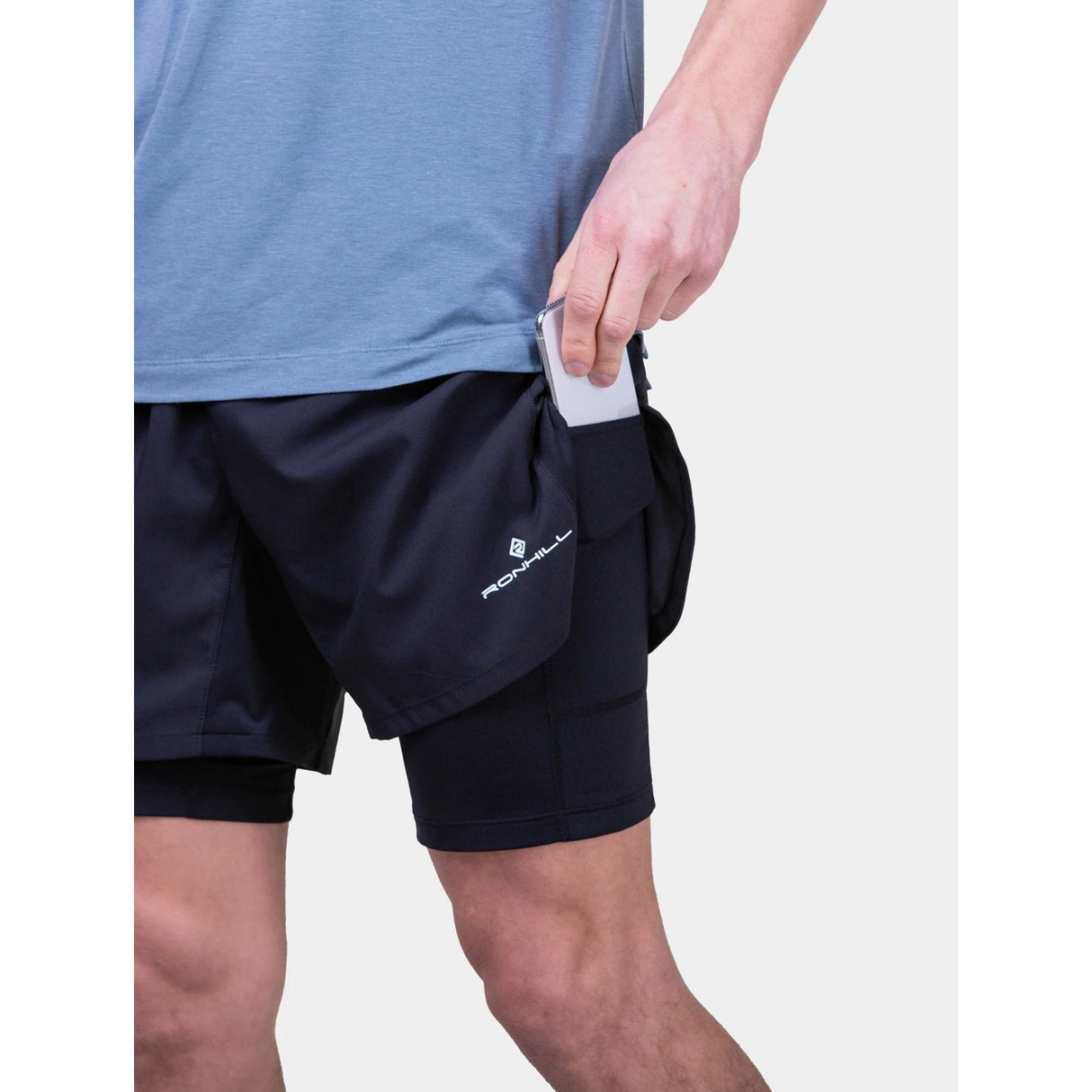 Ronhill Tech 5" Twin Short Heren | Trail.nl