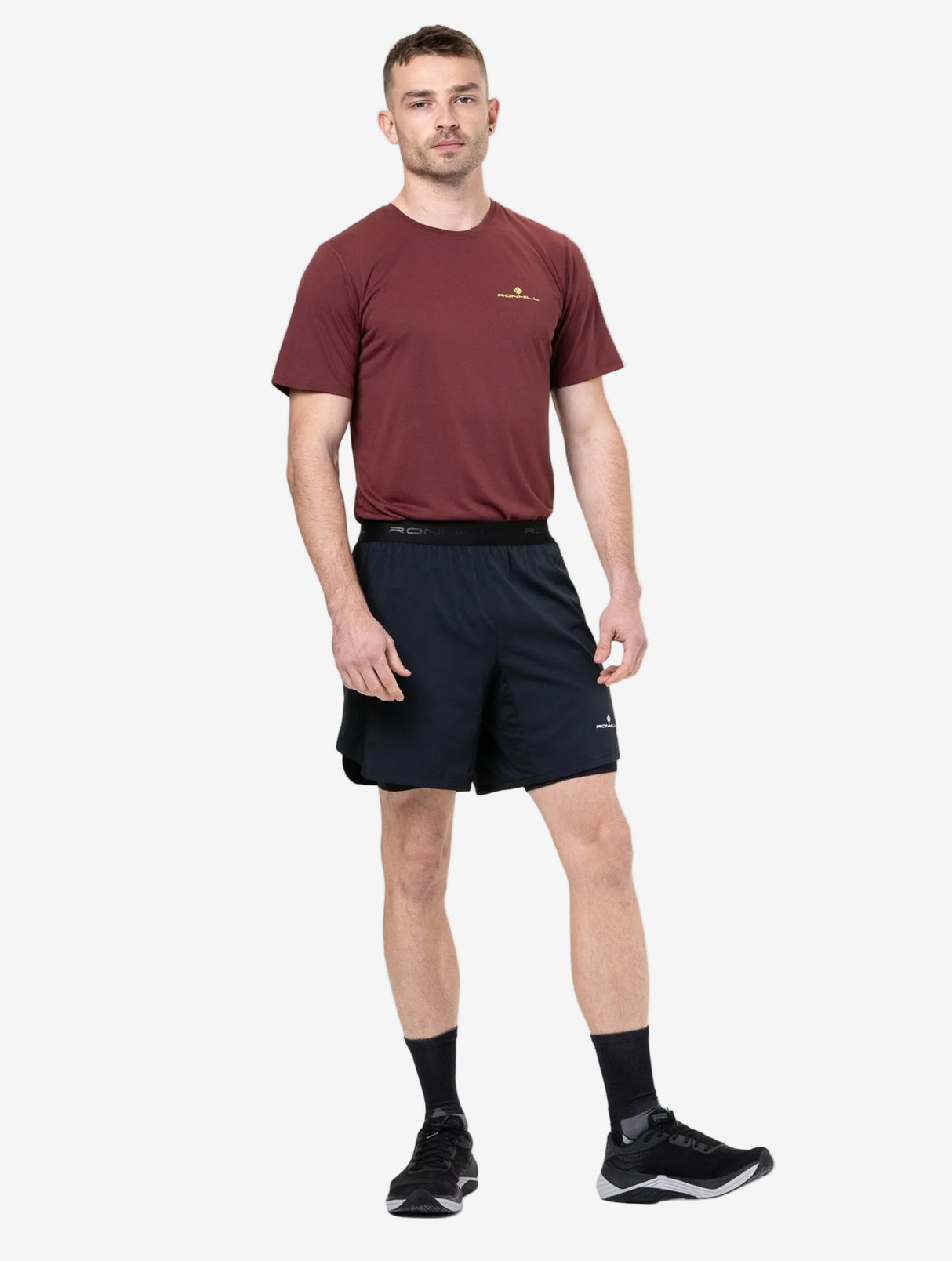 Ronhill Tech 7" Twin Short Heren | Trail.nl