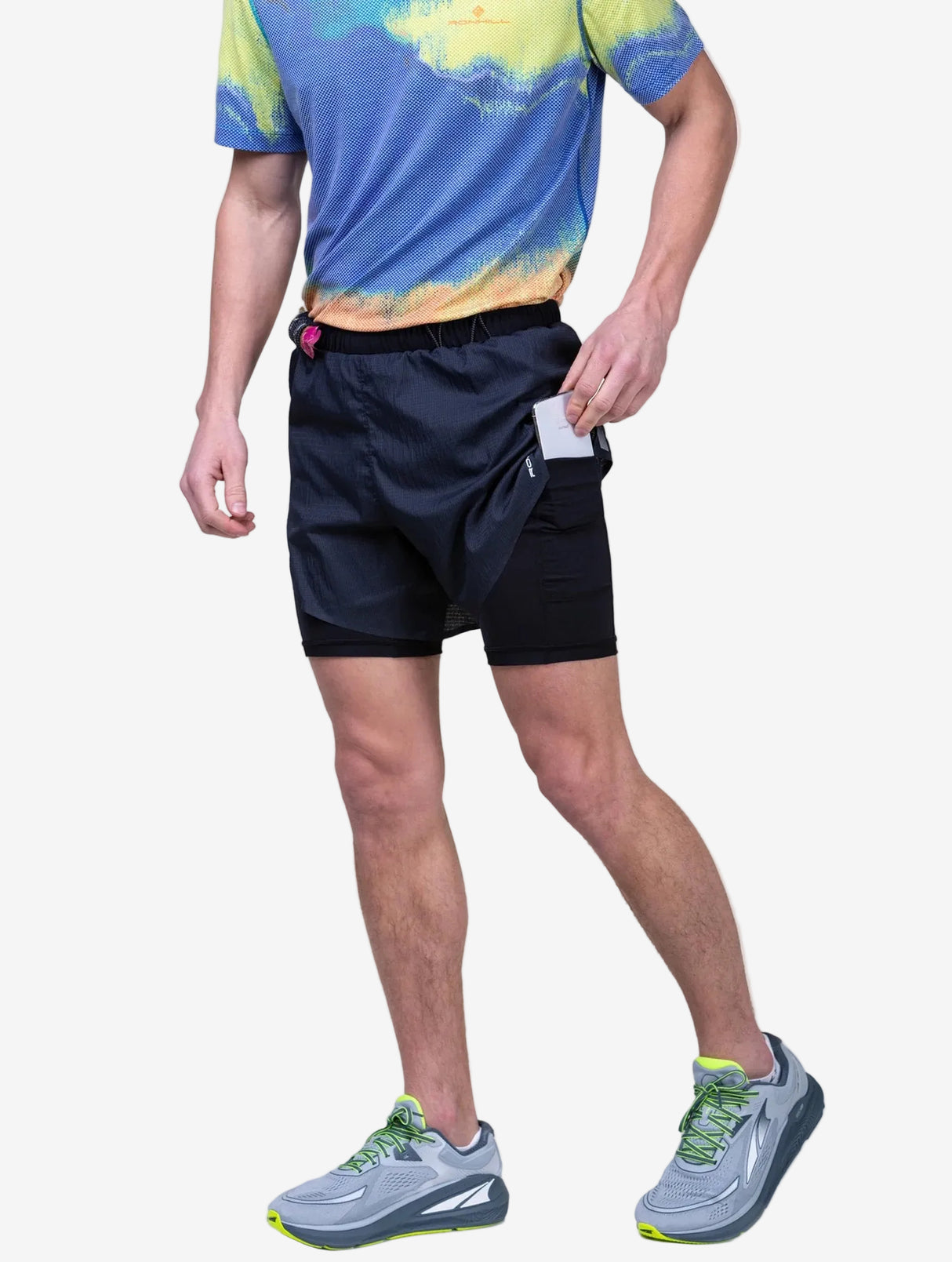 Ronhill Tech Race Twin Short Heren | Trail.nl