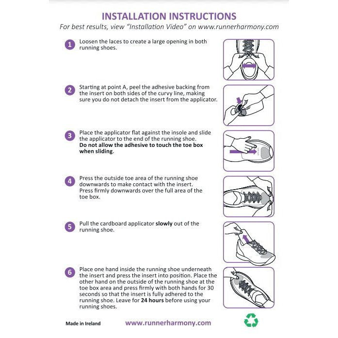 Runner Harmony | Toe Hole Prevention Insert - Trail.nl