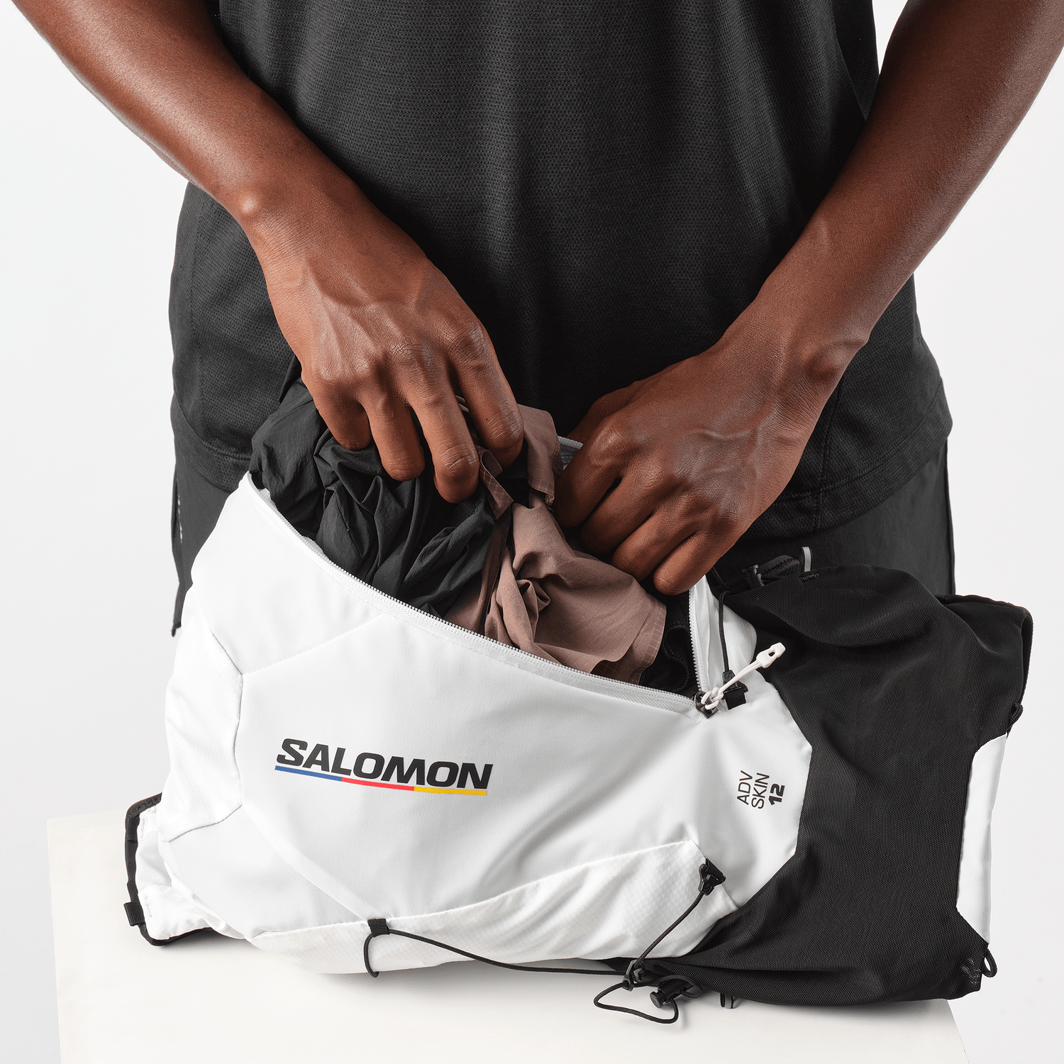 Salomon | Adv Skin 12 | Hardlooprugzak | Unisex | +2 Soft Flasks | Trail.nl