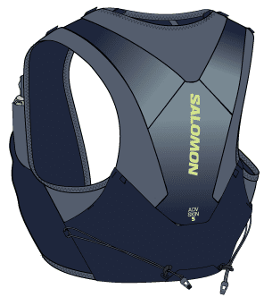 Salomon | Adv Skin 5 | Hardlooprugzak | Unisex | +2 Soft Flasks - Trail.nl