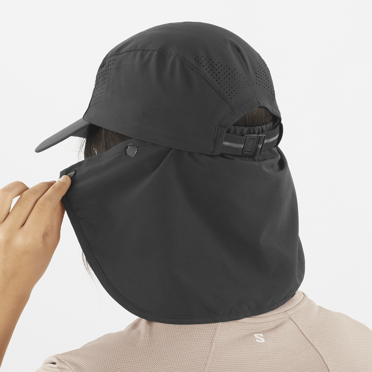 Salomon | Cross+ Cap | Pet met nekbescherming | Trail.nl