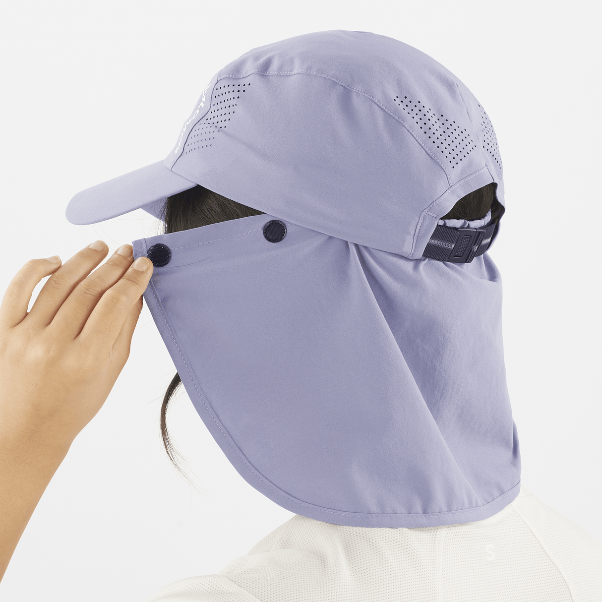 Salomon | Cross+ Cap | Pet met nekbescherming | Trail.nl