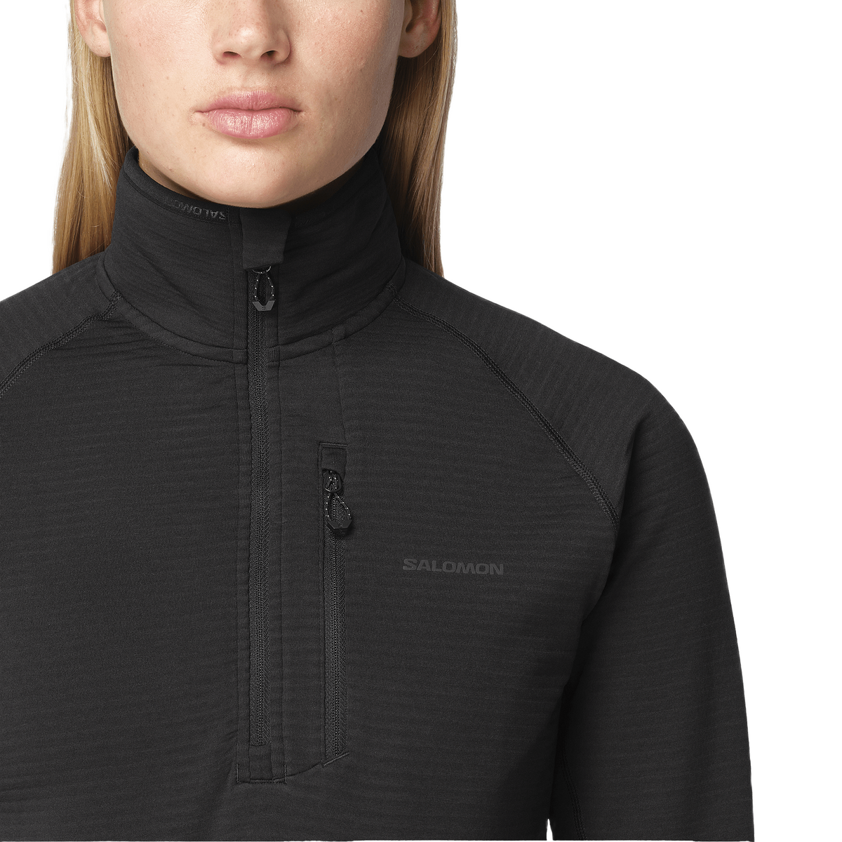 Salomon Essential Lightwarm Half Zip Dames | Trail.nl