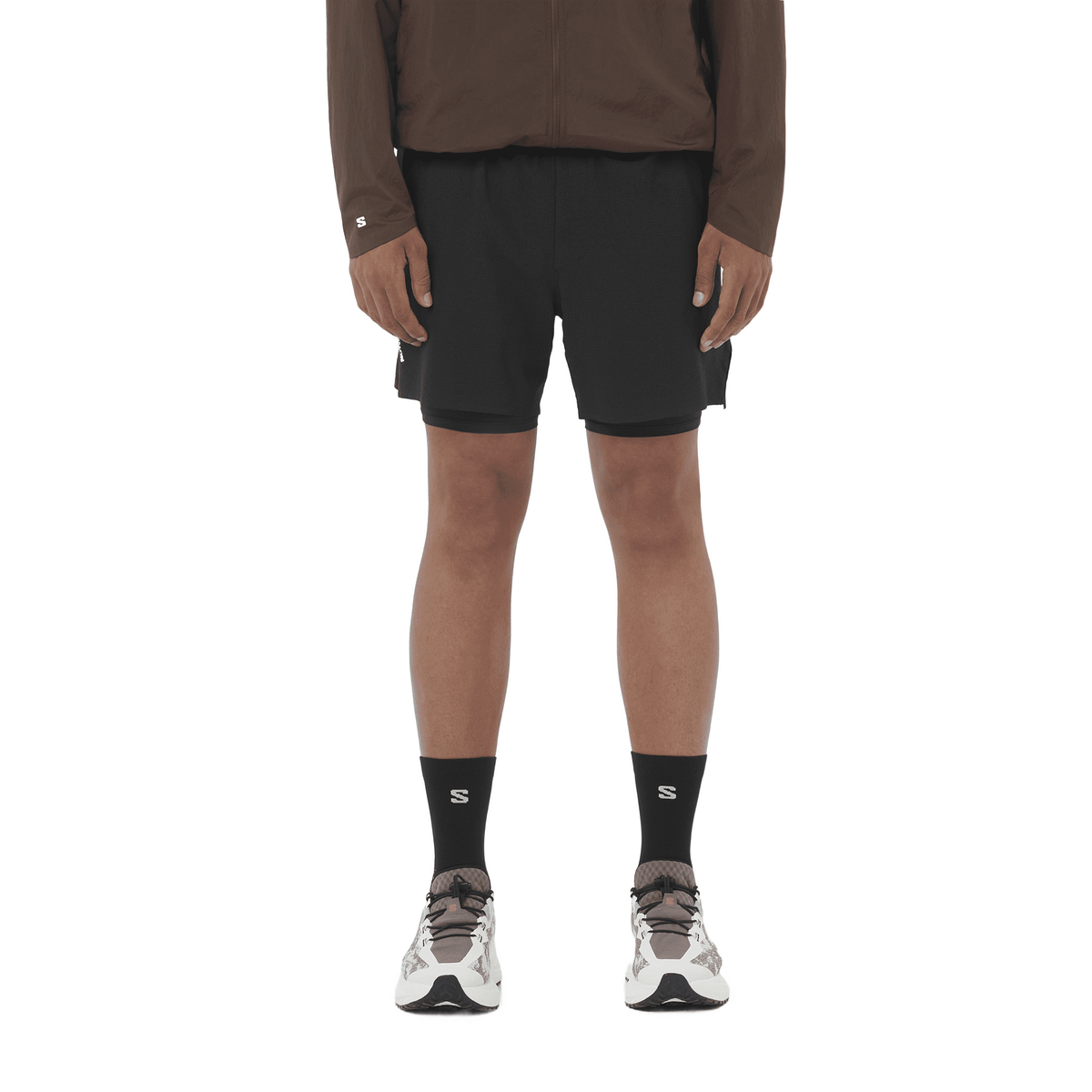 Salomon Sense Aero 2-in-1 Trail 5" Shorts Heren | Trail.nl