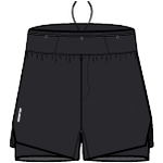 Salomon Sense Aero 2-in-1 Trail 5" Shorts Heren | Trail.nl
