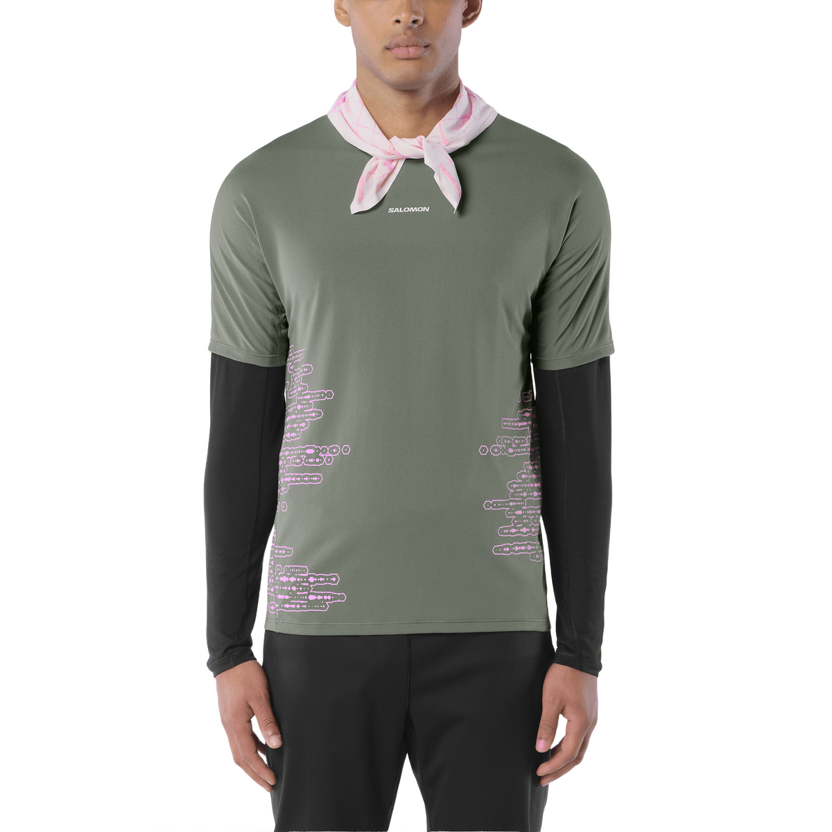 Salomon Sense Aero Graphic Shirt Heren | Trail.nl
