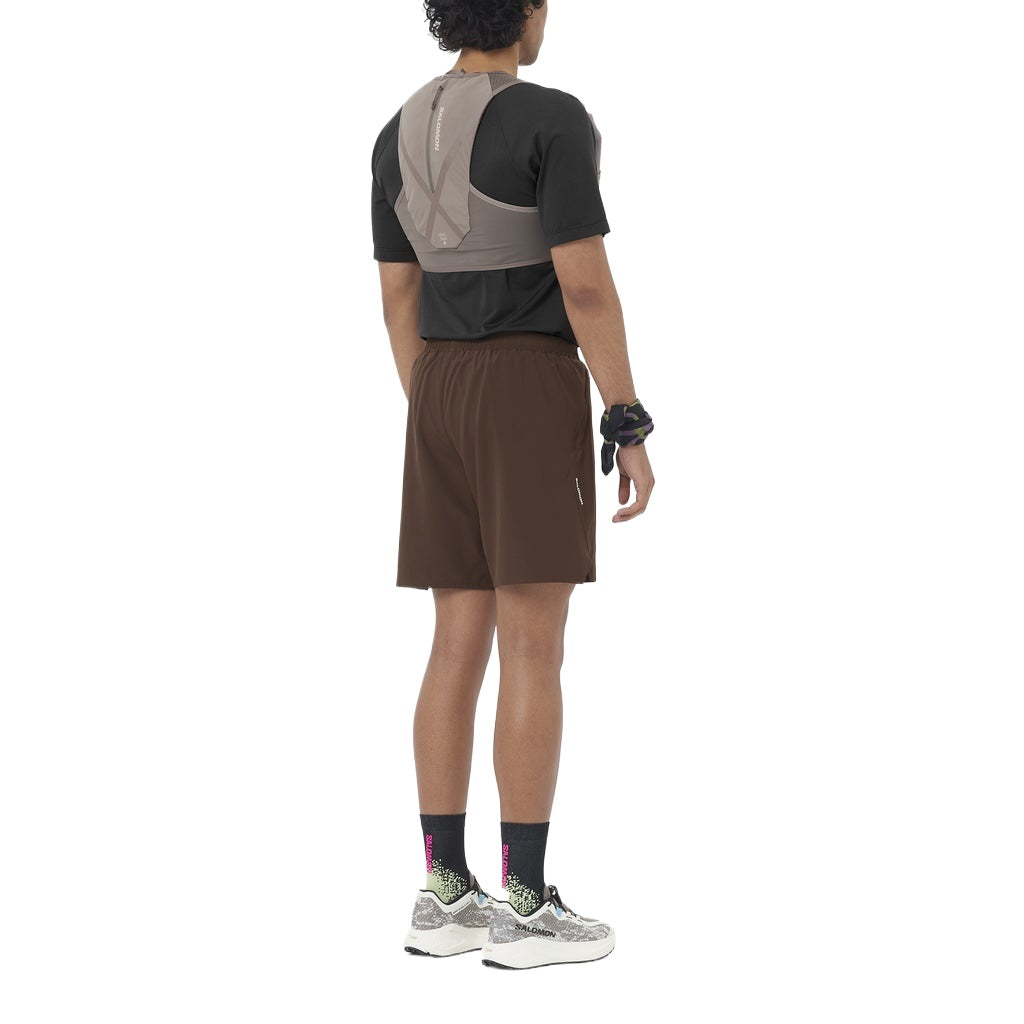 Salomon Shakeout Core Tee GFX Heren | Trail.nl