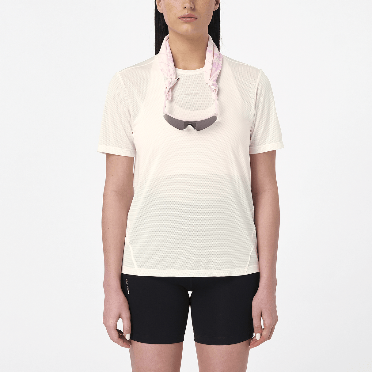 Salomon Shakeout Core Shirt GFX Dames | Trail.nl