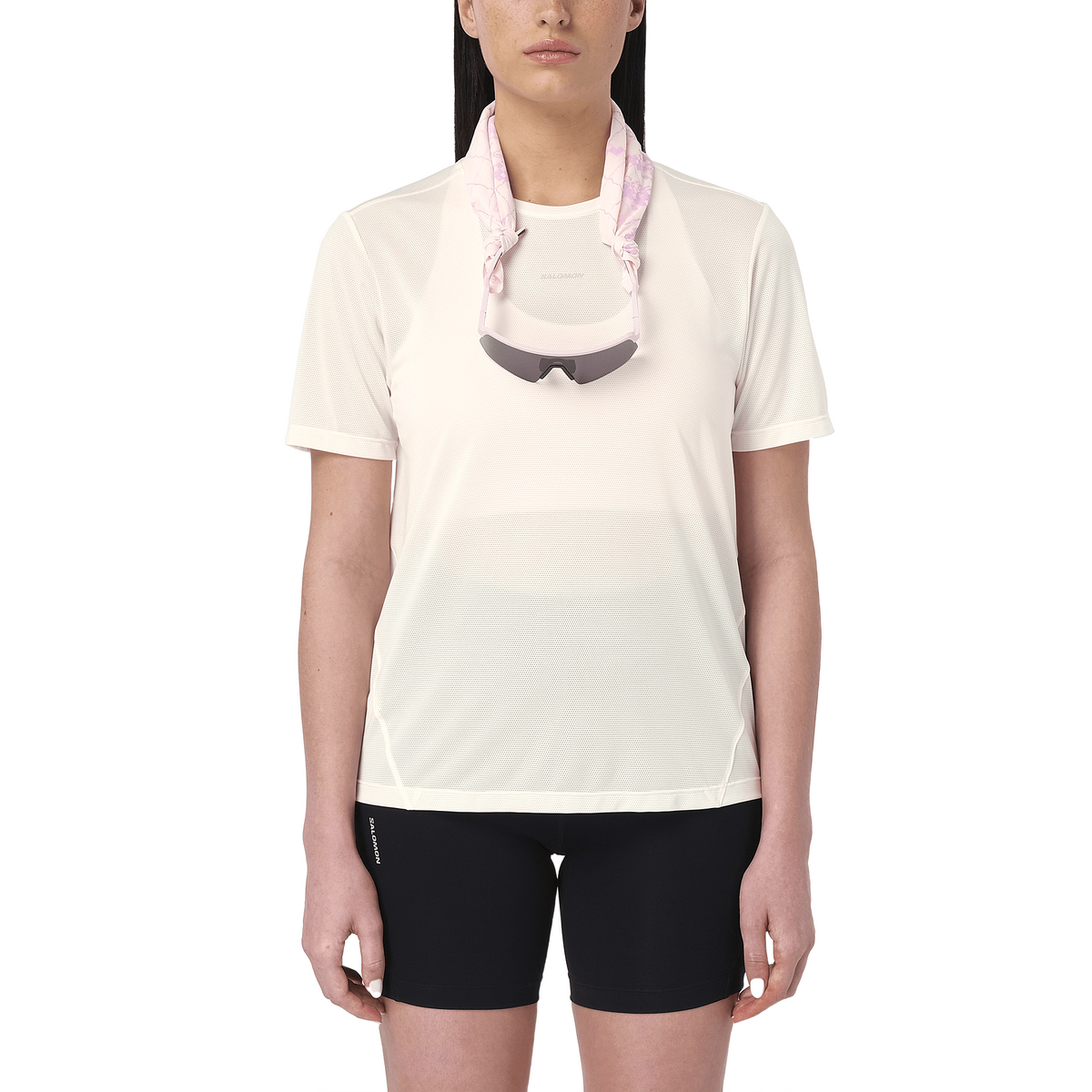 Salomon Shakeout Core Shirt GFX Dames | Trail.nl