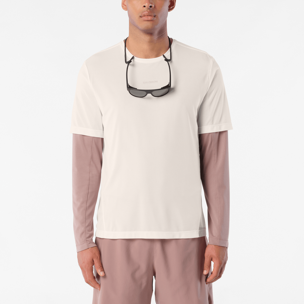Salomon Shakeout Core Tee GFX Heren | Trail.nl