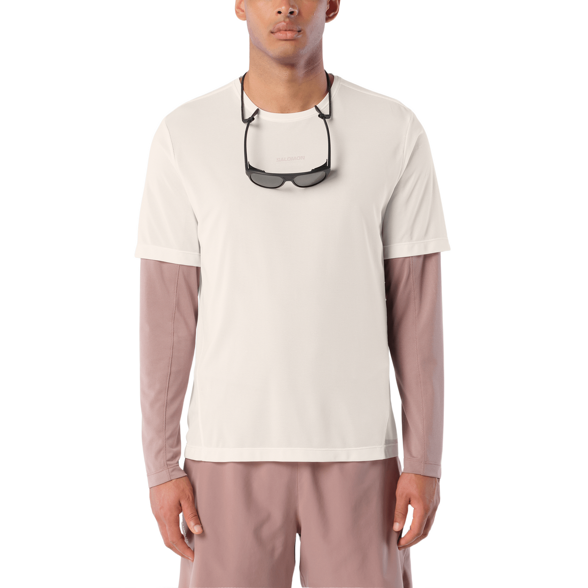 Salomon Shakeout Core Tee GFX Heren | Trail.nl