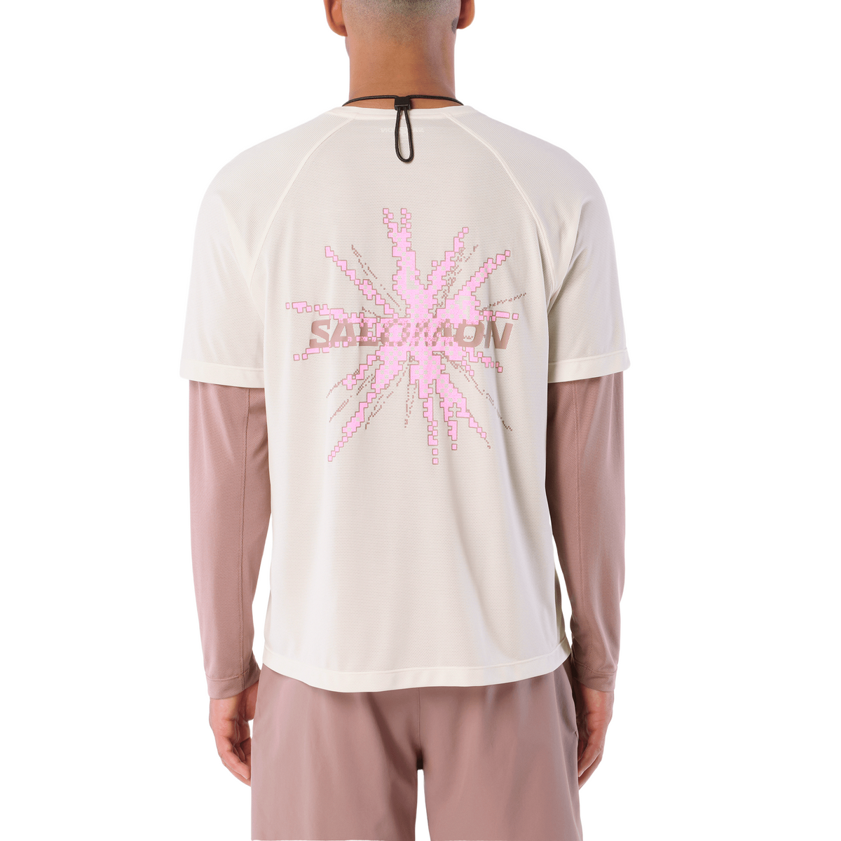 Salomon Shakeout Core Tee GFX Heren | Trail.nl