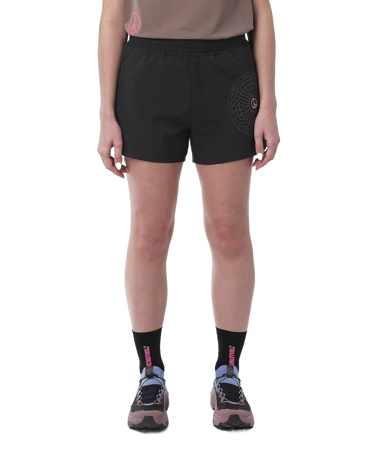 Salomon SHKout Core 4" Shorts Courtney Dames | Trail.nl