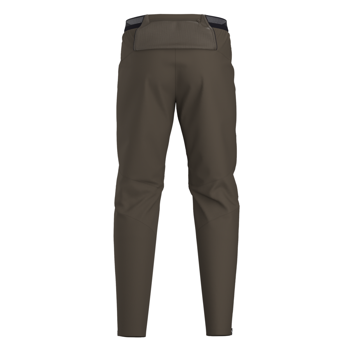 Arc'teryx Norvan Softshell Pant Men in brown – back view with storage pocket at the waistband