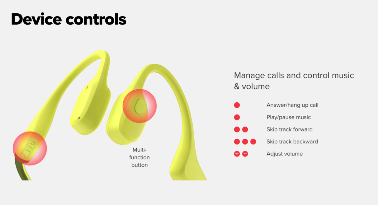Suunto | Sonic | Bone Conducting Headphones | Trail.nl