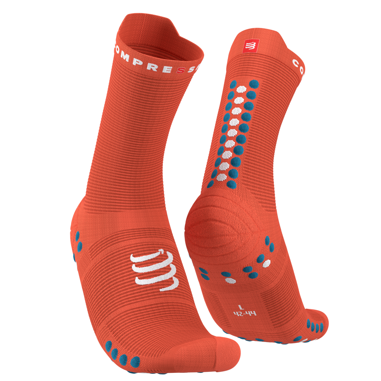 Compressport | Pro Racing Socks Run V4.0 High | Hardloopsokken | Trail.nl
