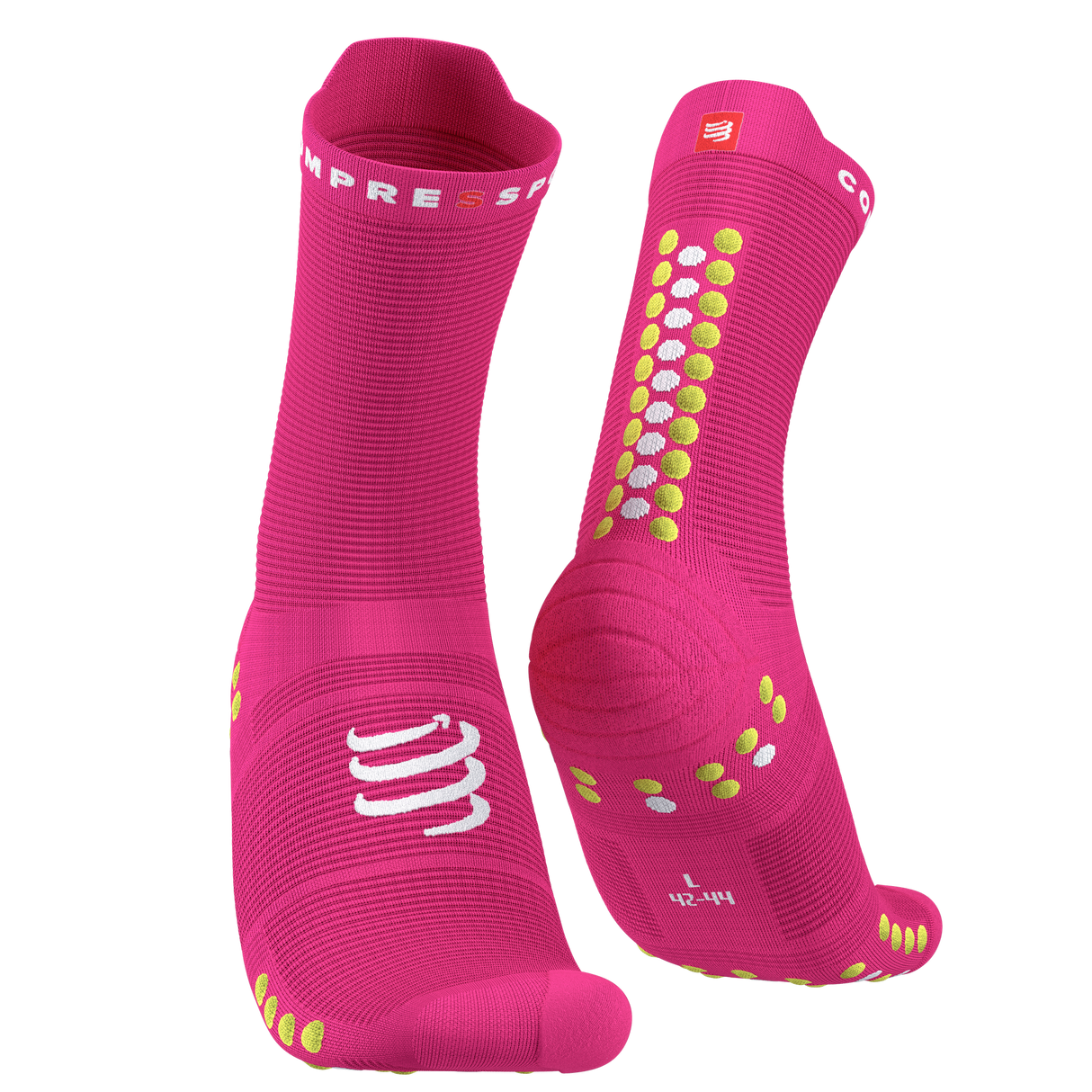Compressport | Pro Racing Socks Run V4.0 High | Hardloopsokken | Trail.nl