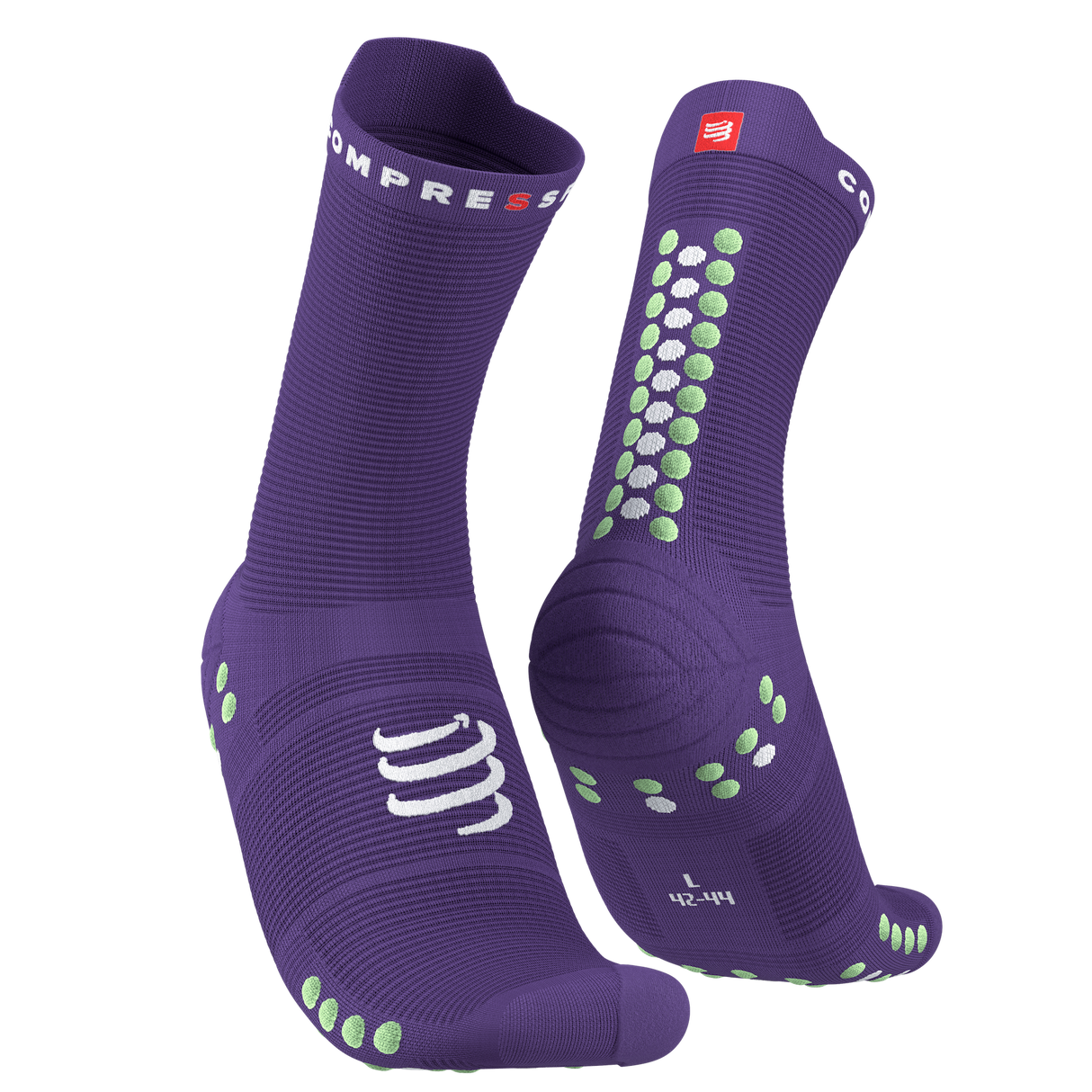 Compressport | Pro Racing Socks Run V4.0 High | Hardloopsokken | Trail.nl