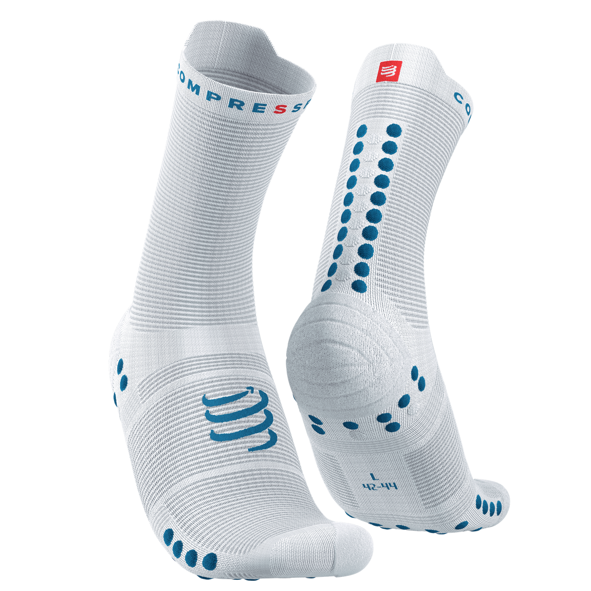 Compressport | Pro Racing Socks Run V4.0 High | Hardloopsokken | Trail.nl