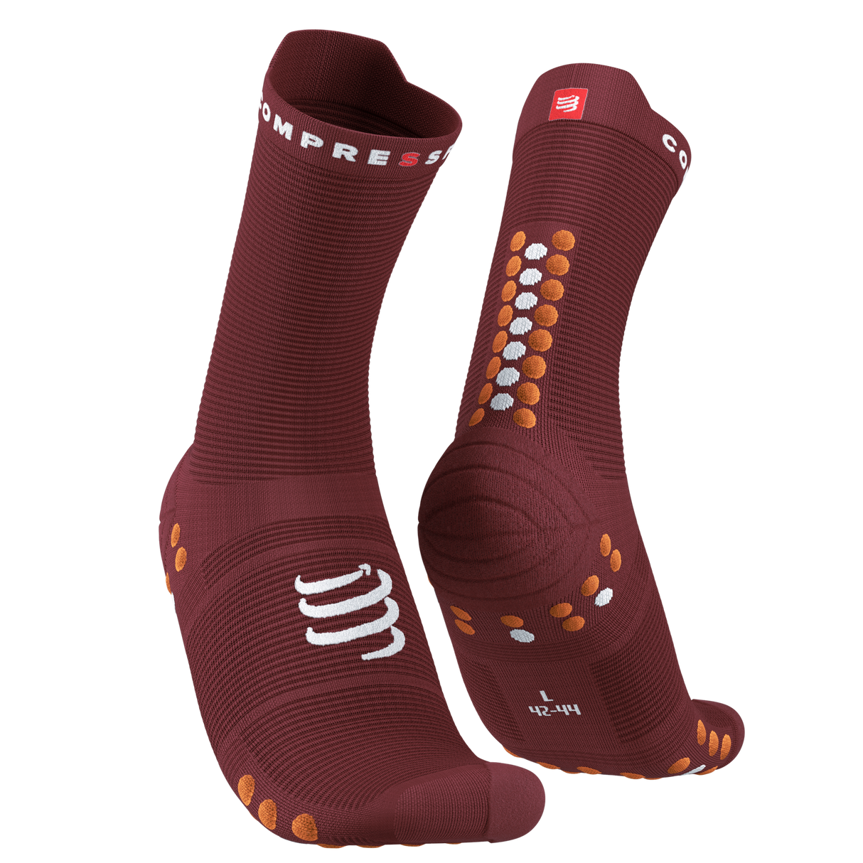 Compressport | Pro Racing Socks Run V4.0 High | Hardloopsokken | Trail.nl