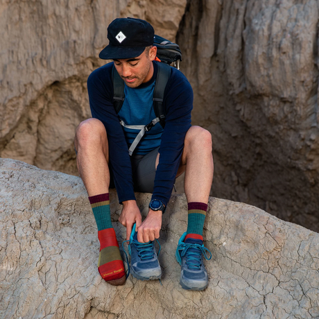 Darn Tough | Heady Stripe | Micro Crew | Lightweight | Cushion | Heren | Wandelsokken | Trail.nl