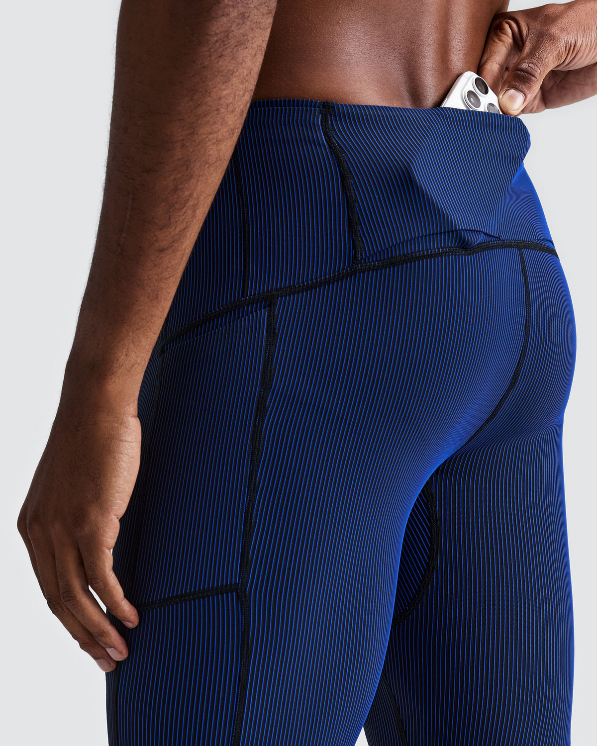 Bandit Striped Cadence Half Tights Heren