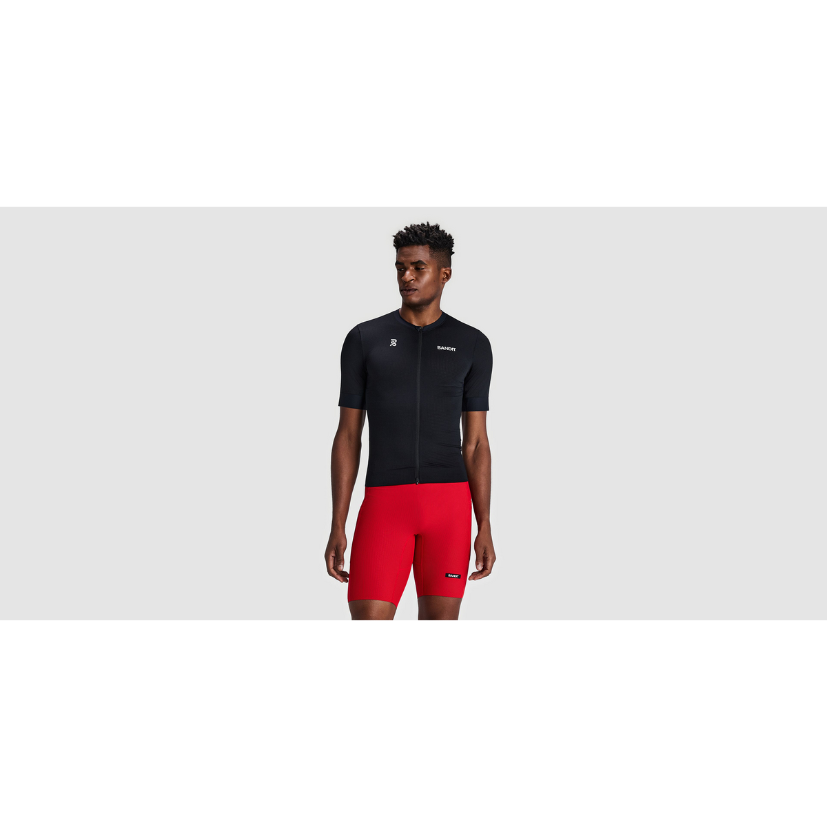 Bandit Geomesh 2-Way Zip Run Top Heren
