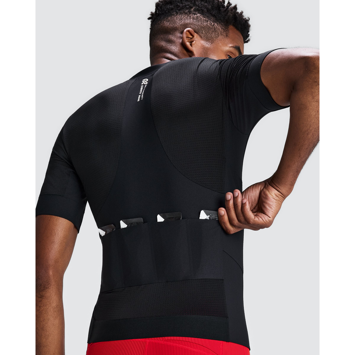 Bandit Geomesh 2-Way Zip Run Top Heren