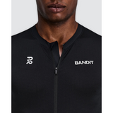 Bandit Geomesh 2-Way Zip Run Top Heren