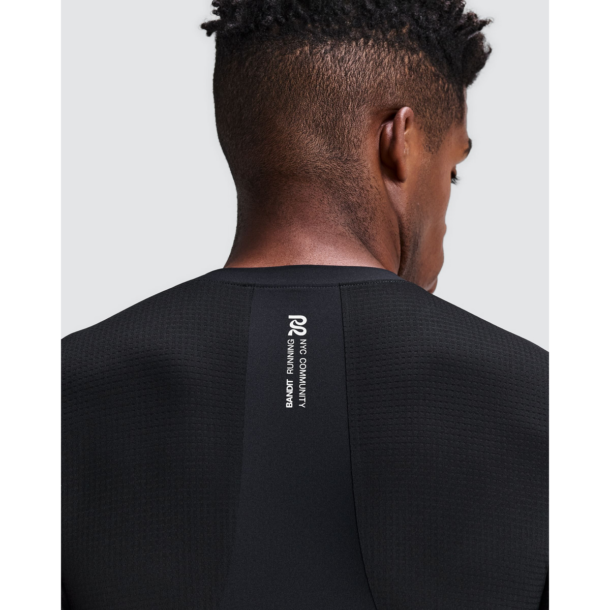 Bandit Geomesh 2-Way Zip Run Top Heren