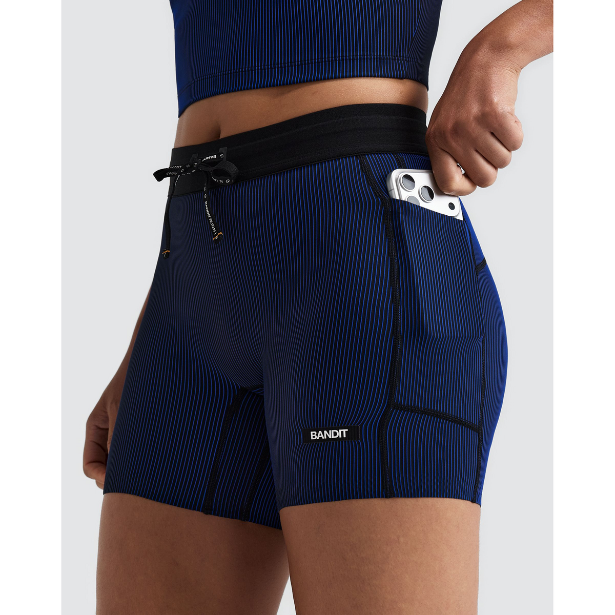 Bandit Striped Cadence 5" Kompressionsshorts für Damen