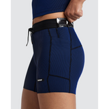 Bandit Striped Cadence 5" Kompressionsshorts für Damen