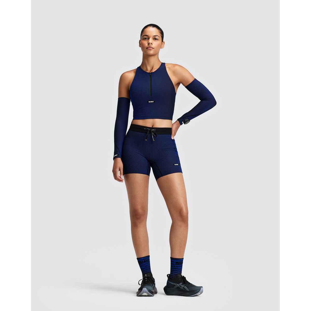 Bandit Striped Cadence 5" Kompressionsshorts für Damen