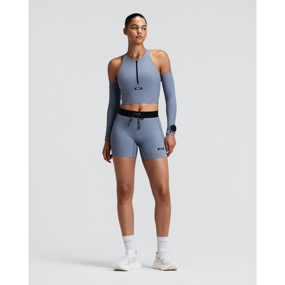Bandit Striped Cadence 5" Kompressionsshorts für Damen