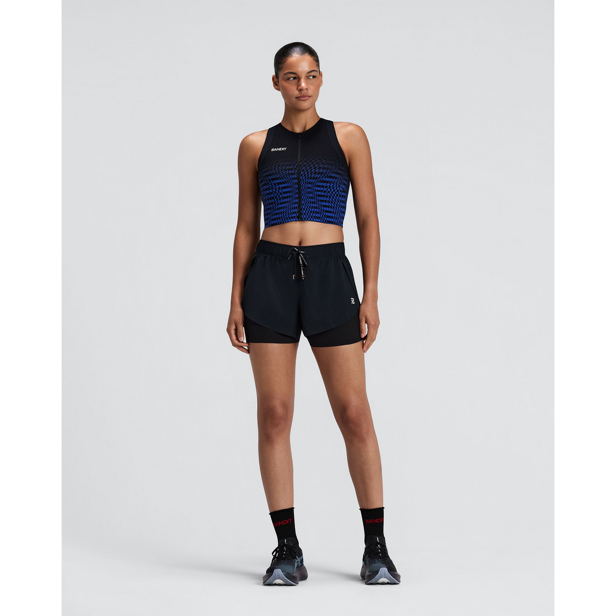 Bandit Coolgrid 2-in-1 Laufshorts Damen