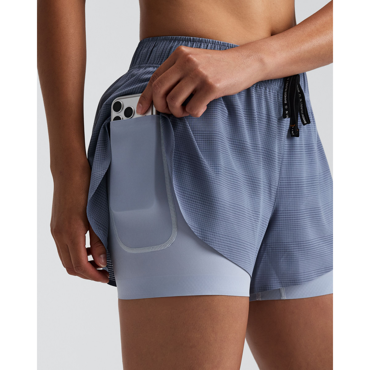 Bandit Coolgrid 2-in-1 Laufshorts Damen