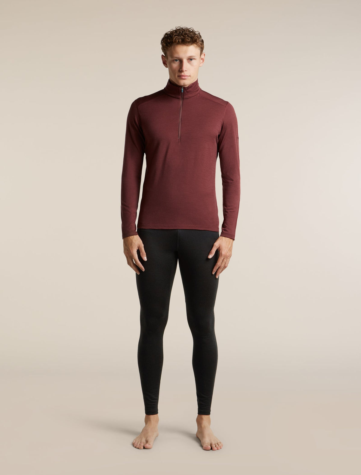 Icebreaker 200 Oasis Half Zip Heren