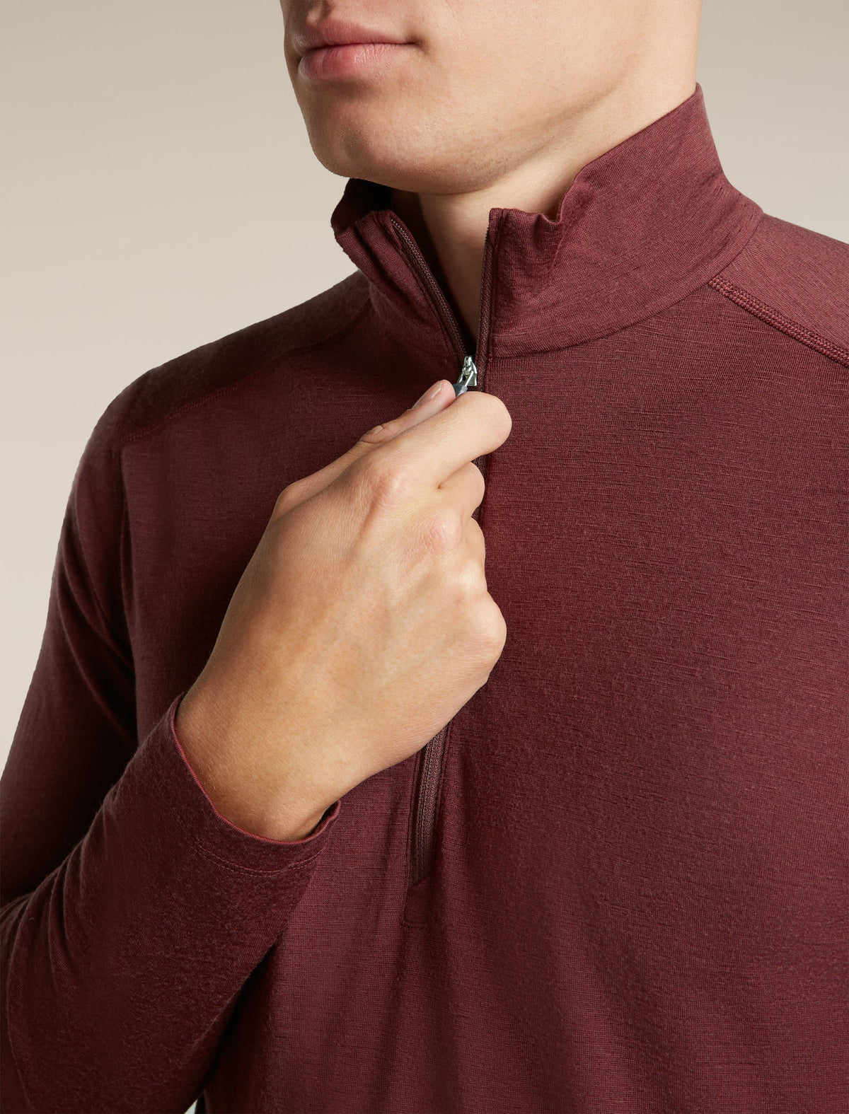 Icebreaker 200 Oasis Half Zip Heren