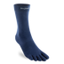 Injinji Everyday Crew Lightweight in donkerblauw – zijaanzicht van de teensok